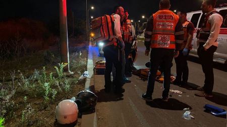 مصرع سائق دراجة نارية من بسمة عارة بحادث طرق